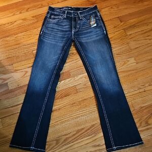 BKE Dark Blue Boot Cut Men's Jeans